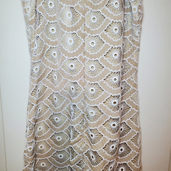 Aura Lace Midi Dress Sz S Sleeveless - Picture 8 of 12